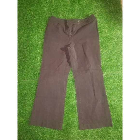 CHICO'S Straight Leg Dark Brown Women's Pants Size 0.5 Short - Picture 1 of 5